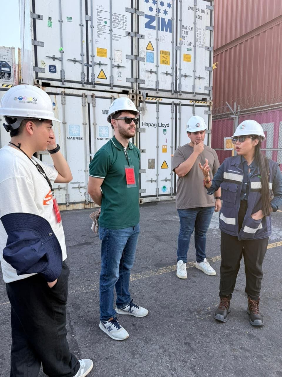 Talking with the operations team on the yard